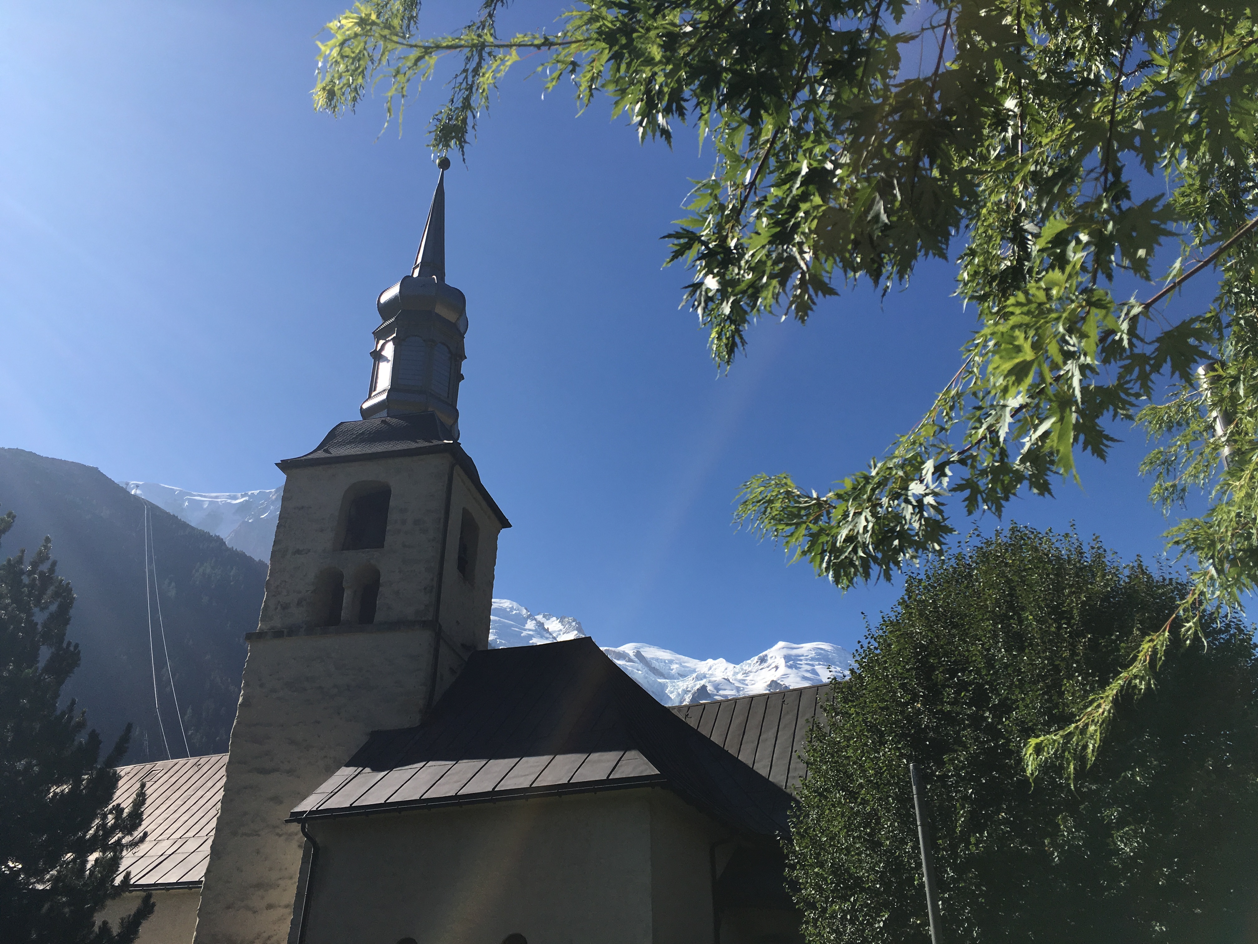 montagne chamonix église