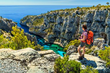 Famous Calanques DEn Vau in Cassis near MarseilleFrance