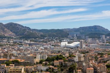 View of Marseille from the Basilica Notre Dame de la Garde