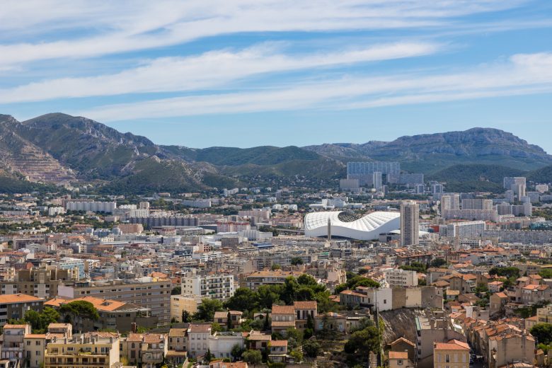 View of Marseille from the Basilica Notre Dame de la Garde